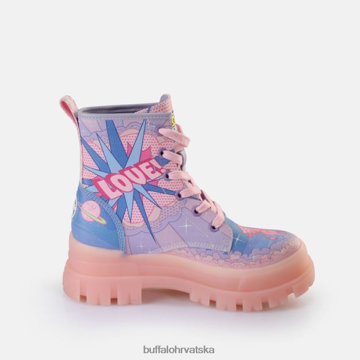 ljubičasta ljubav Buffalo aspha lace up hi gležnjača vegan |čizme TDD6T437